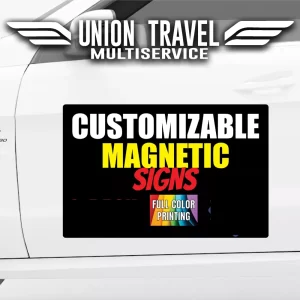 Union Travel Multi Service Vehicle Magnets