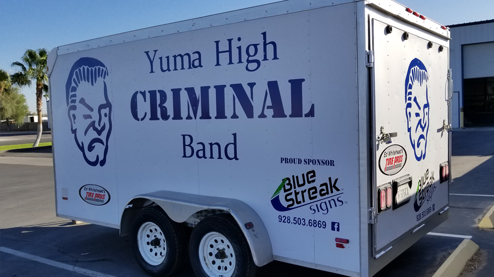 aluminum signs header